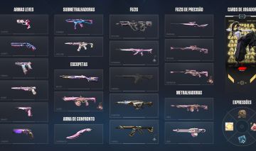 CONTA VALORANT VÁRIAS SKINS (CHAMPIONS, AERIS, FLORETÉREA E MUITO MAIS)