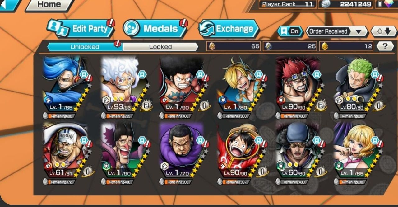 3 Personagens Extremos META Luffy Extremo Nika V2 Nível 93 IMPULSO 2 PODER 10K+