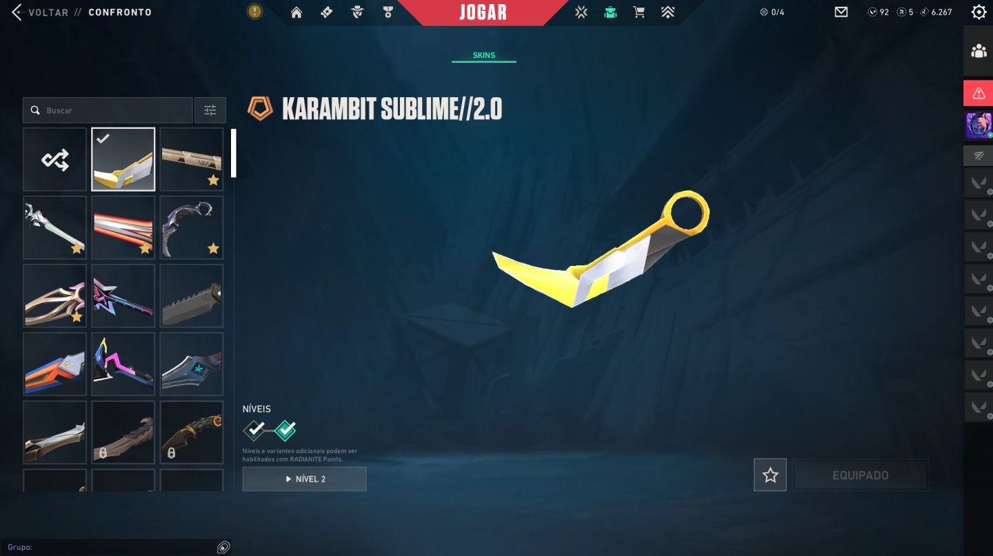 Conta valorant peak imortal 3.5k gastos 50+ skins e itens raros