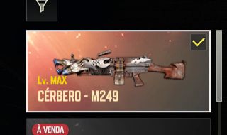 Conta Com Rambao Progressiva Level Maximo (Cerbero - M249)