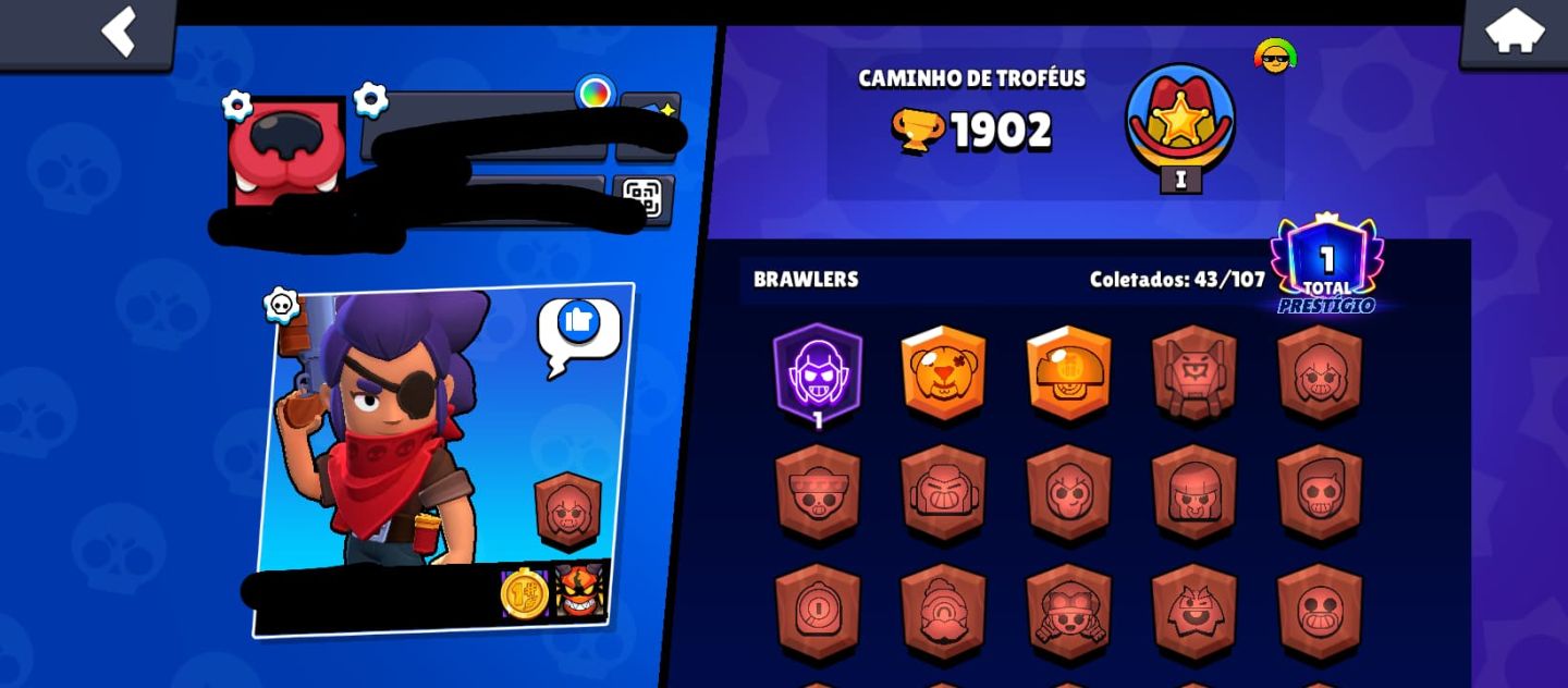 Contas brawl stars full acess