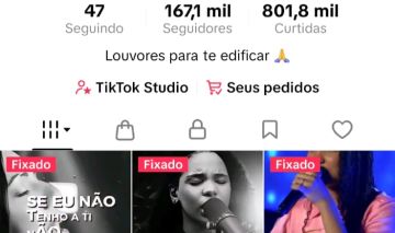 CONTA TIKTOK 167 MIL SEGUIDORES (TIKTOKSHOP LIBERADO)