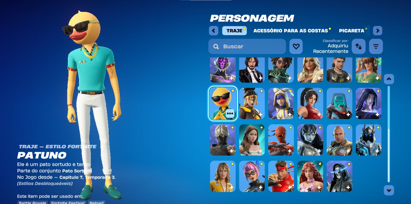 CONTA DE FORTNITE BARATA