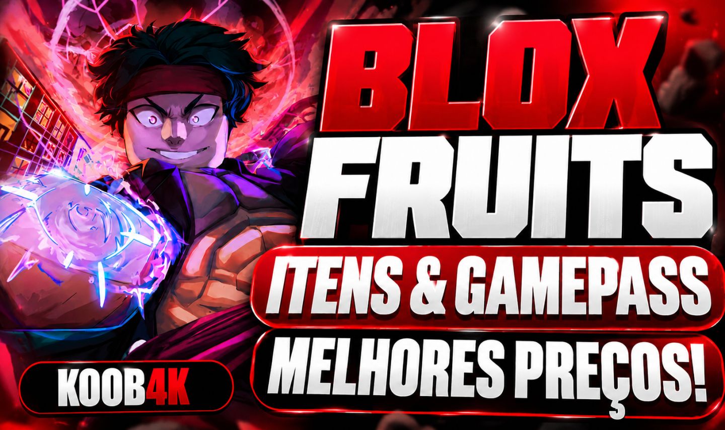BLOX FRUITS | GAMEPASSES + FRUTAS PERMANENTES | PROMOÇÃO