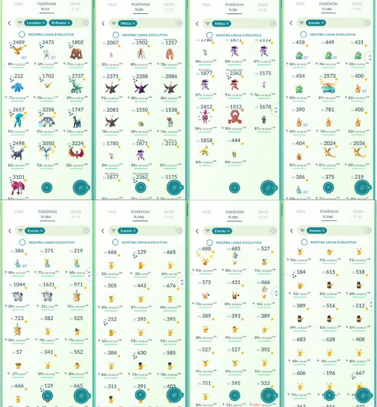 CONTA POKEMON GO LEVEL 68 | 198 LENDARIO | 216 BRILHANTE | MEWTWO SHINY DNV
