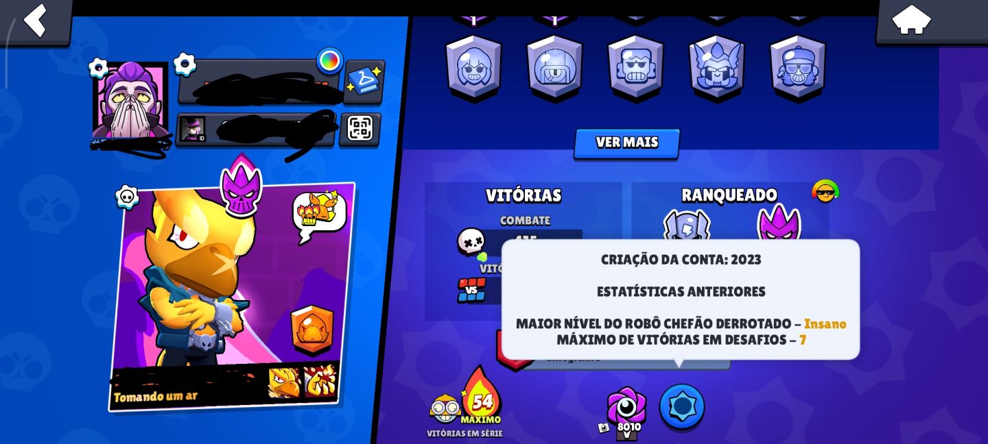 CONTA BRAWL STARS BARATA | BARATA| MUITOS RECURSOS | 272 SKINS | 40 HIPERCARGAS