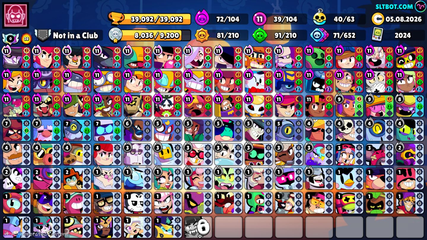 CONTA BRAWL STARS E CLASH ROYALE 11K CLASH 39K BRAWL SKINS RARA E TODAS AS CARD