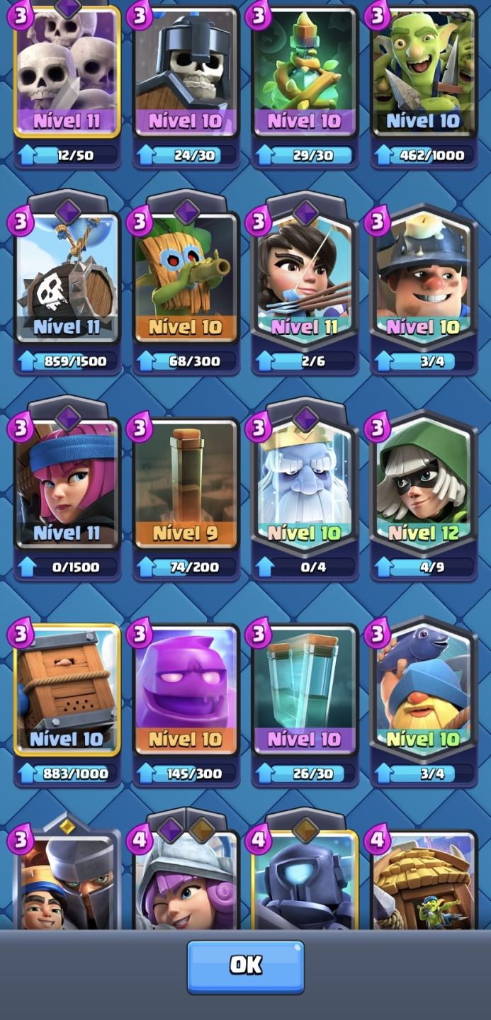 CONTA DO CLASH DE 7000 TROFÉUS!