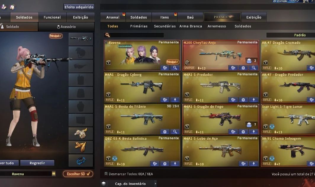 CONTA CROSSFIRE INCRIVEL