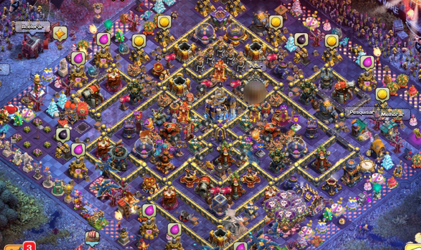 CONTAS DE CLASH OF CLANS CV9 A CV17 NO E-MAIL DO COMPRADOR