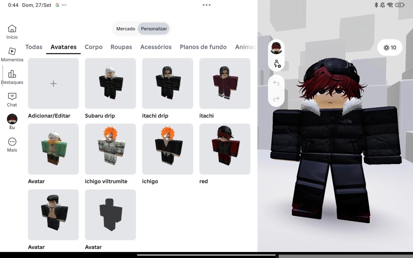 Conta Upada em Vários Jogos Blox Fruits Perm Control ,Vbl,slayer 2 ..