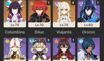 CONTA GENSHIN IMPACT À VENDA Columbina+Diluc+Dheya