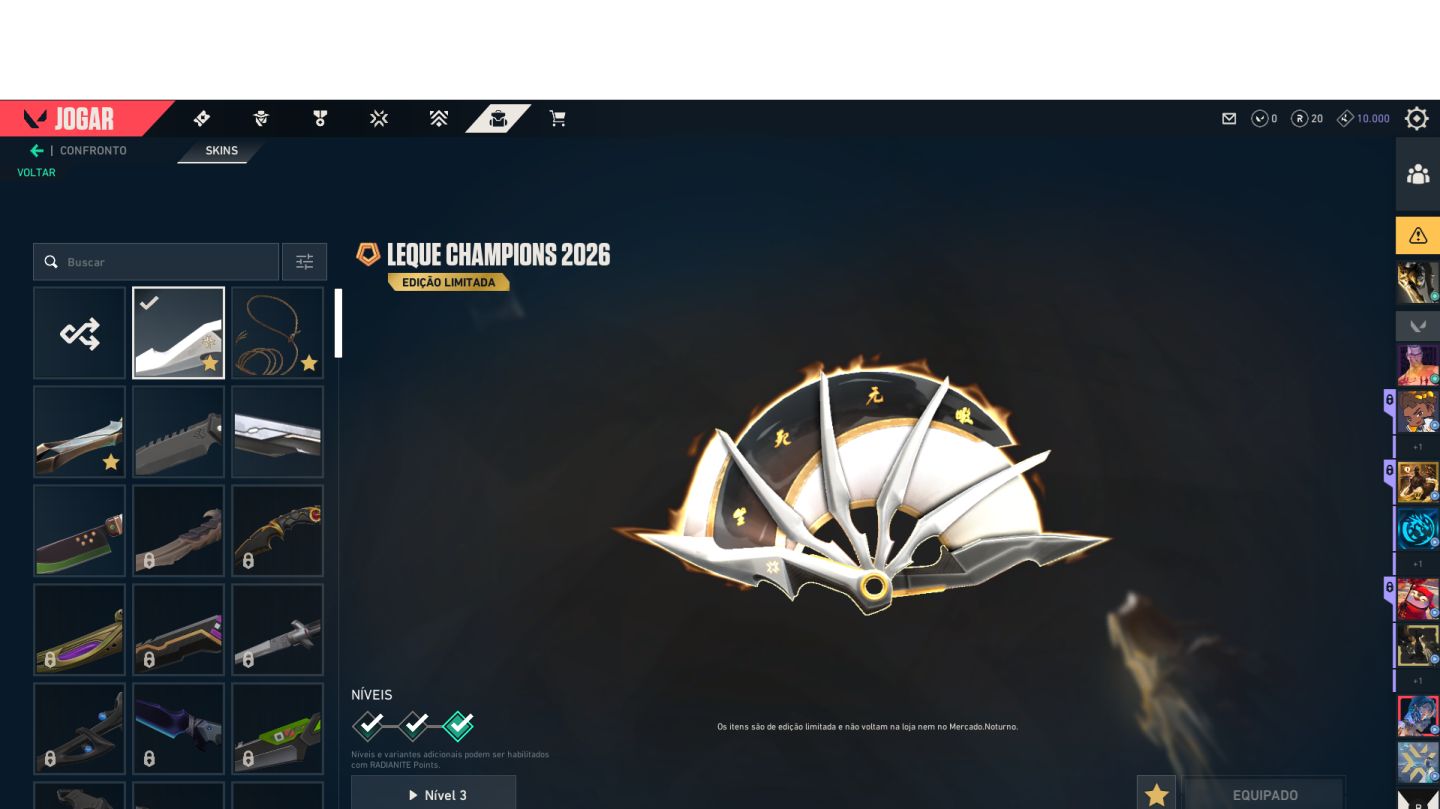 Conta Valorant Skins + Elo Diamante 2