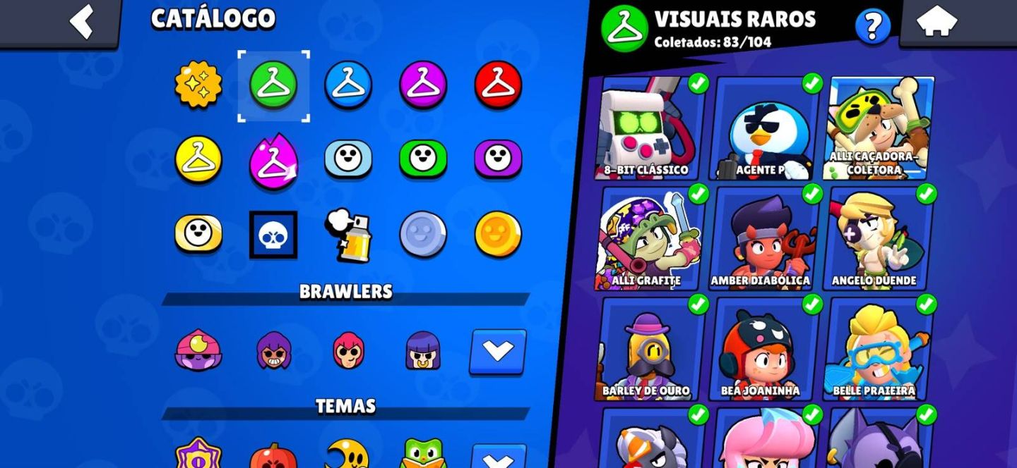 CONTAS JOGOS SUPERCELL UPADAS COM MUITOS ITENS. (CONTA ANTIGA DE BRAW)