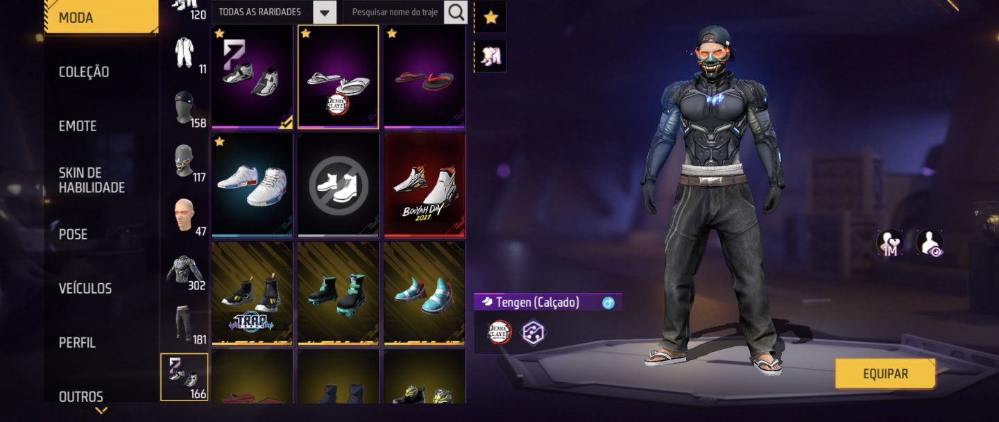 CONTA PRIME 5 GEMADINHA EVOLUTIVAS, ENTRADA BASTANTE SKINS FEMININA + 300 PEITAS