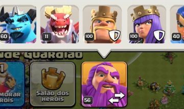Kit 5 contas coc cv 17 3 paisagens 13 SKINS full 1 cv14+cv15+cv16