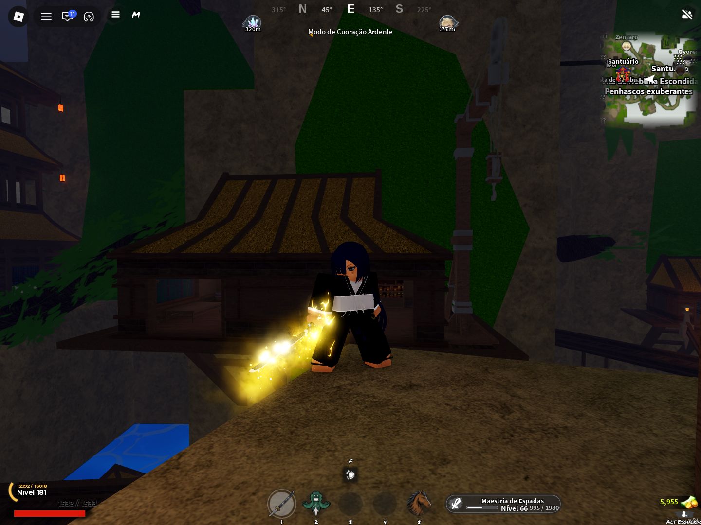 Conta de Project Slayer com kat tier 2