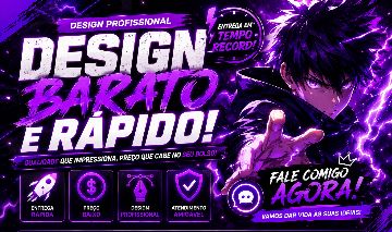 DESIGN RÁPIDO E BARATO // THUMBNAIL, BANNER, ÍCONE E MUITO MAIS!