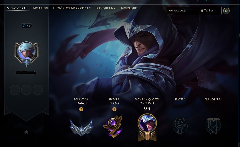 NA ACC | LVL 33 | 44 CHAMPS | SILVER 2 (69% WR) | HONOR 4 | MYTHIC PYKE SHARD