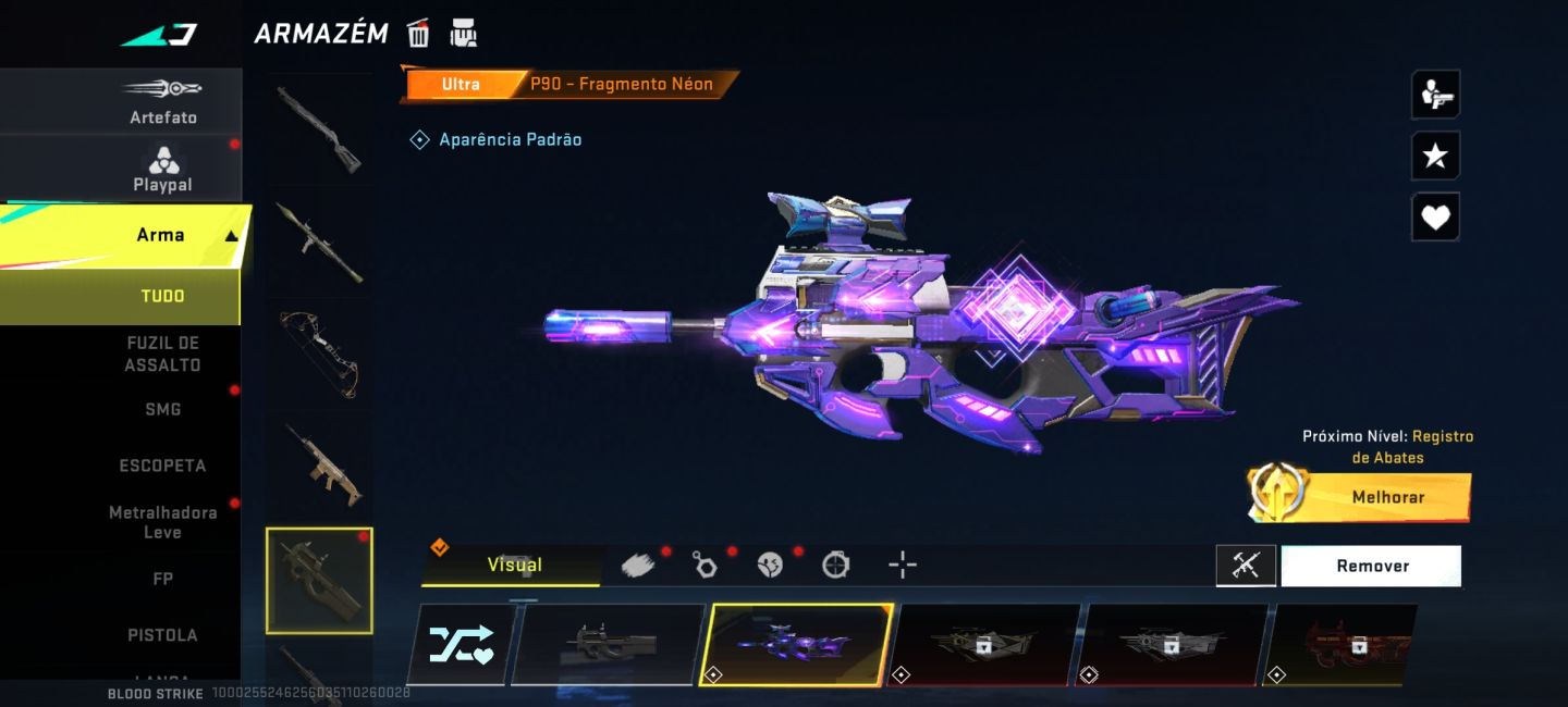 ETERNO: RPK - Florescer + AK47 - Vazio + Lança Blossom+ P90 ultra