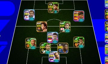 Conta de efootball muito antiga cheia de personagens raros só pegar e jogar