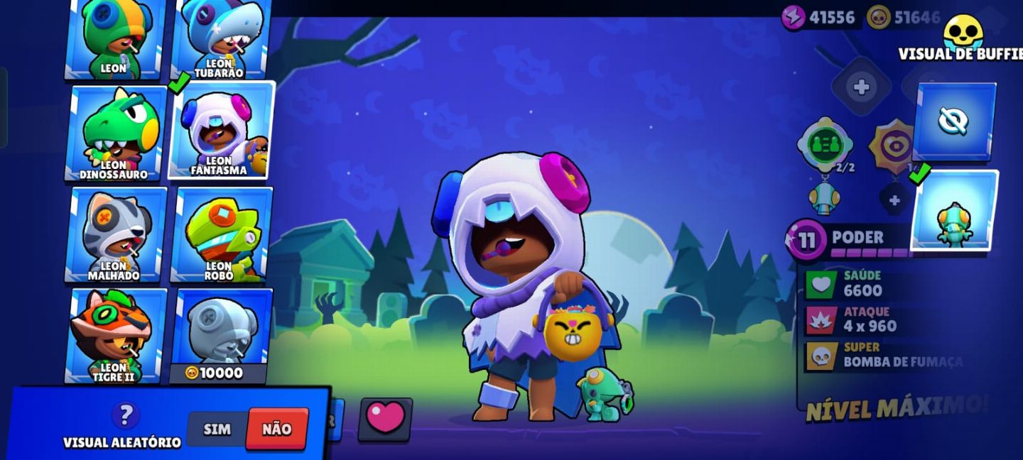 Conta Brawl Stars 61K, +590 gemas, +45k de ouro, Skins Raras, 107 Brawlers