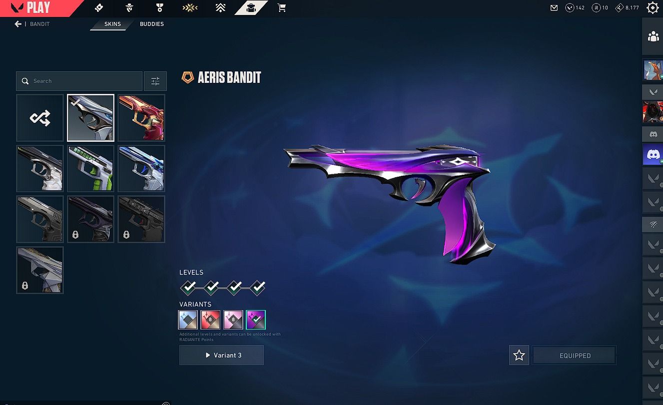 CONTA VALORANT PLATINA 1 SKINS PREMIUM + 4 FACAS