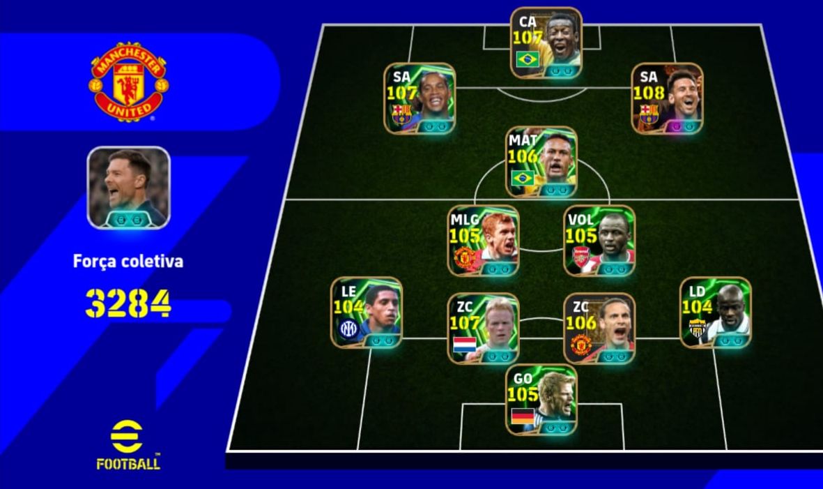 CONTA COM MESSI EFOOTBALL MOBILE