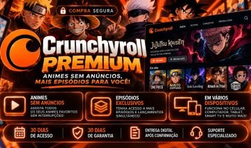 CRUNCHYROLL PREMIUM | ANIMES | 30 DIAS | TELA PRIVADA
