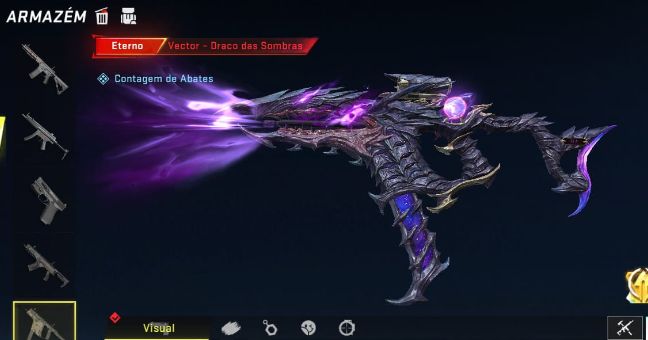 Conta de blood Striker a venda com várias skins eternas e ultra e skins raras