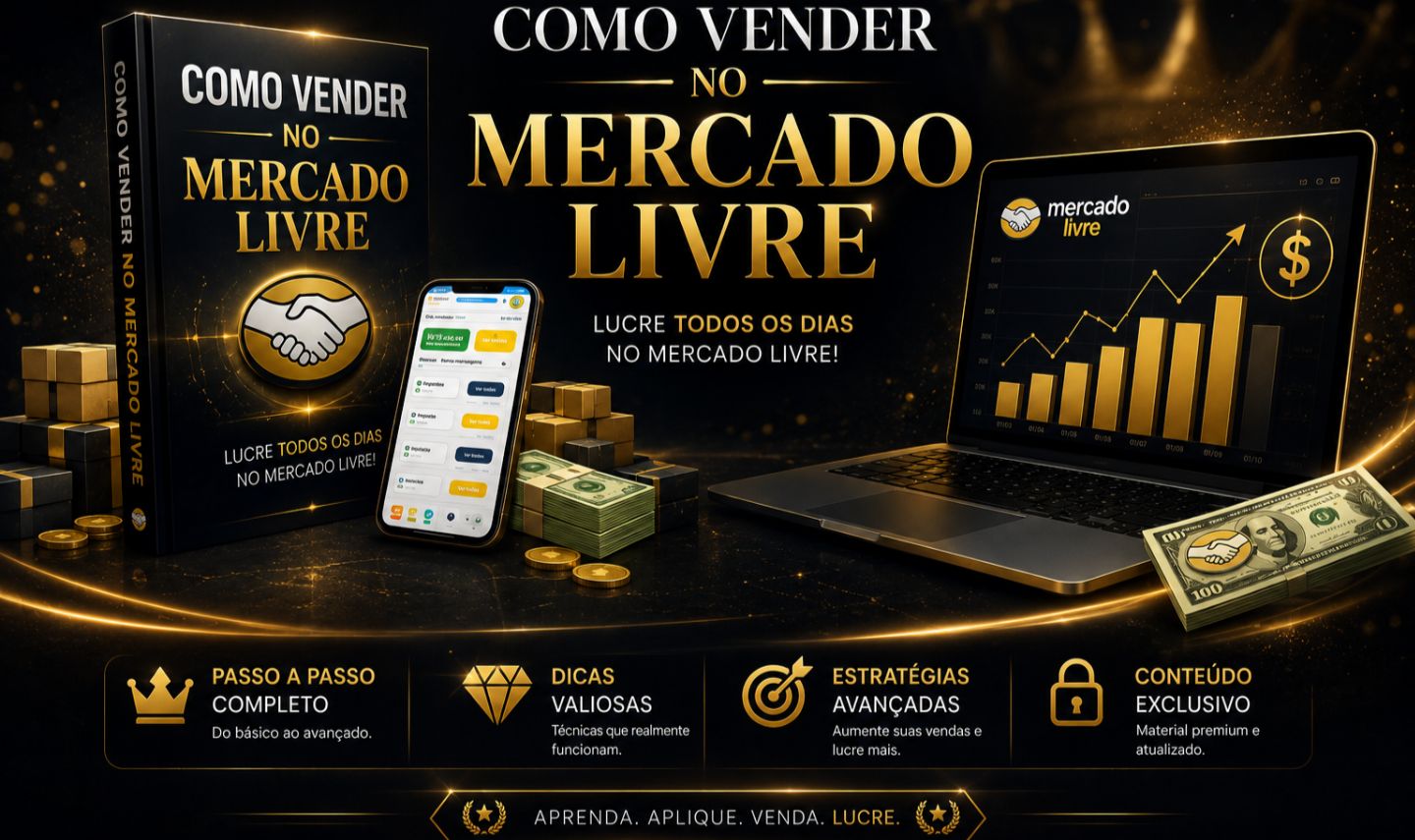 Curso Mercado Livre: Fature Todos os Dias + Entrega Imediata + Bônus