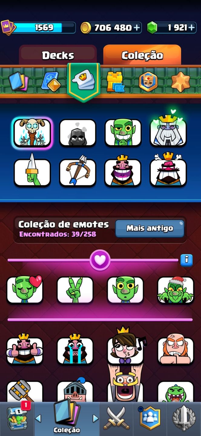 SUPERCELL ID: BRAWL STARS 30K (20 HIPER) + CLASH ROYALE 11.5K FULL CARTAS