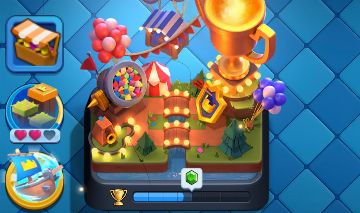 Conta de Clash Royale, nível da coleção 1335, arena 21 com 8200 troféus
