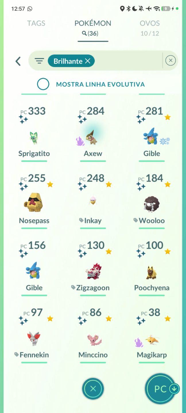 CONTA POKÉMON GO LEVEL 47 COM VÁRIOS SHINYS E 100%