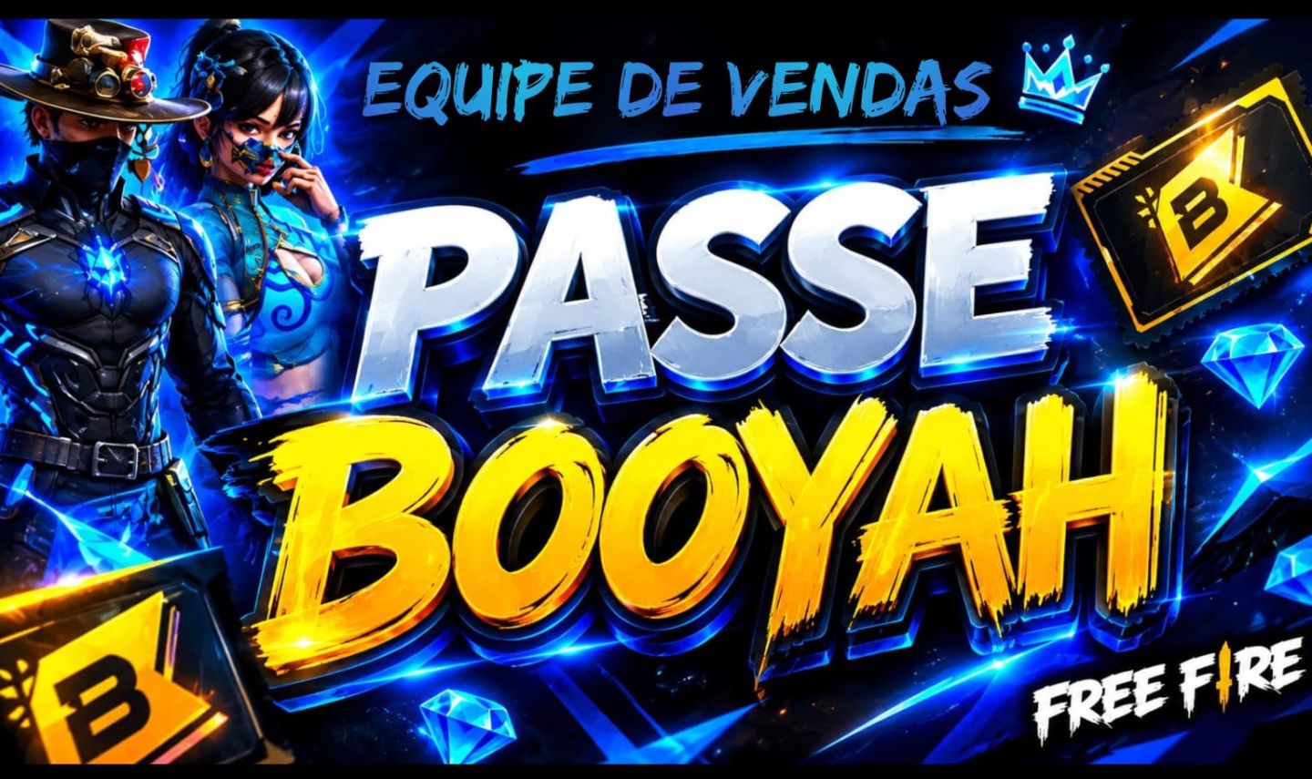 PASSE DE ELITE BOOYAH PREMIUM FREE FIRE ENTREGA RÁPIDA! VIA ID SEM ADICIONAR