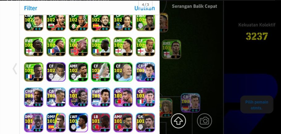 CONTA eFootball - 3237 OVER
