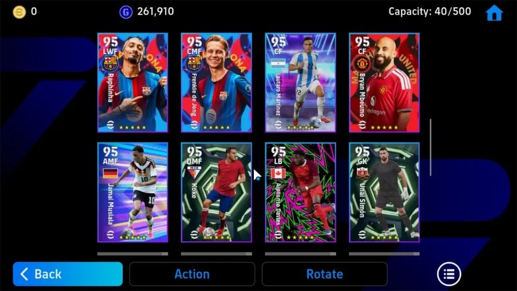 CONTA DE EFOOTBALL C/ SUÁREZ, PUYOL, FERDINAND, RIJKAARD, SNEIJDER, MESSI 3147