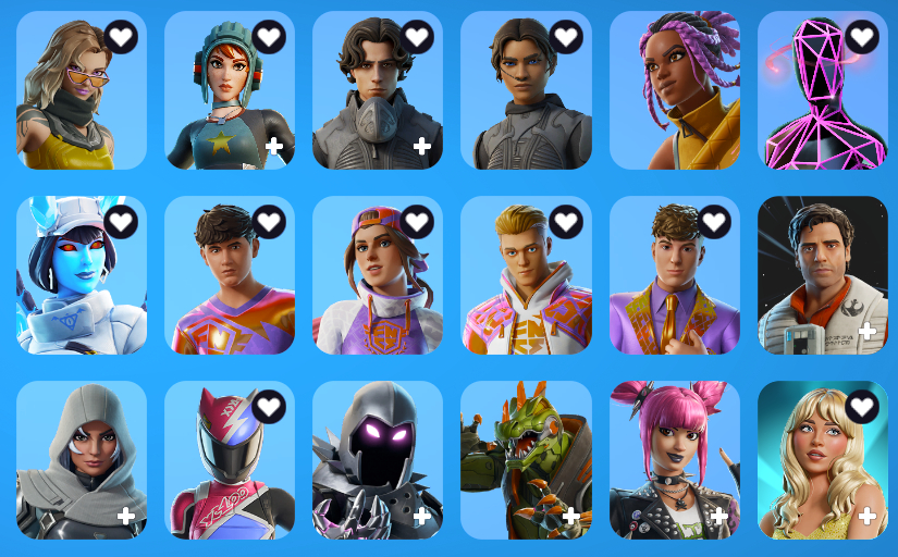 Conta Fortnite com +600 skins
