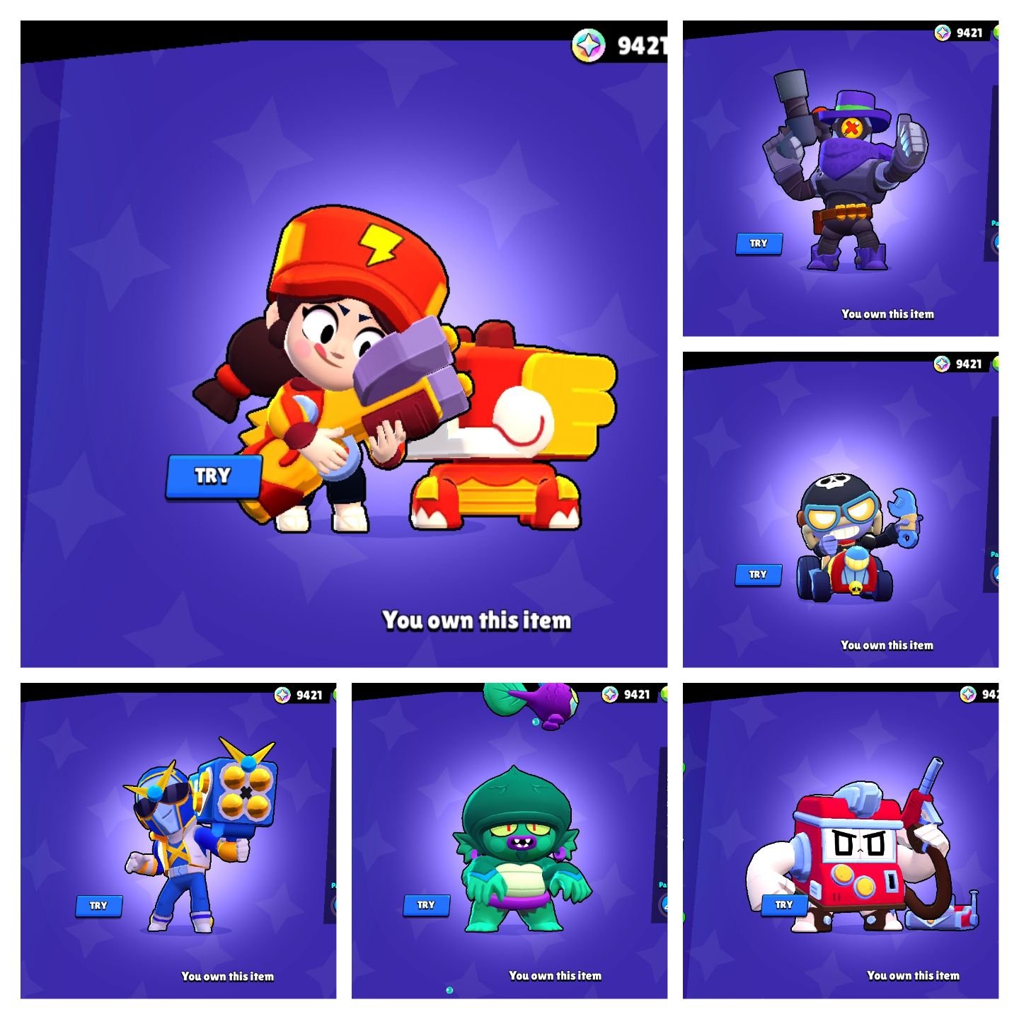 ( ESTOURO ! ) BRAWL STARS / CONTA RARÍSSIMA! PASSE DA COLETTE / DO SURGE !!!