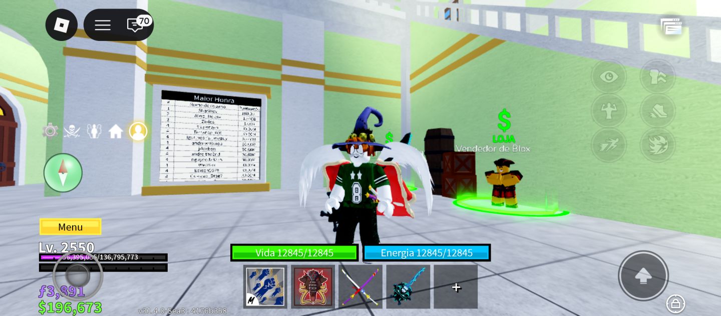 CONTA BLOX FRUITS LVL MAX | ANGEL V4 + OUTRAS V3 + 5 PERMS + LEOPARD +DARK BLADE