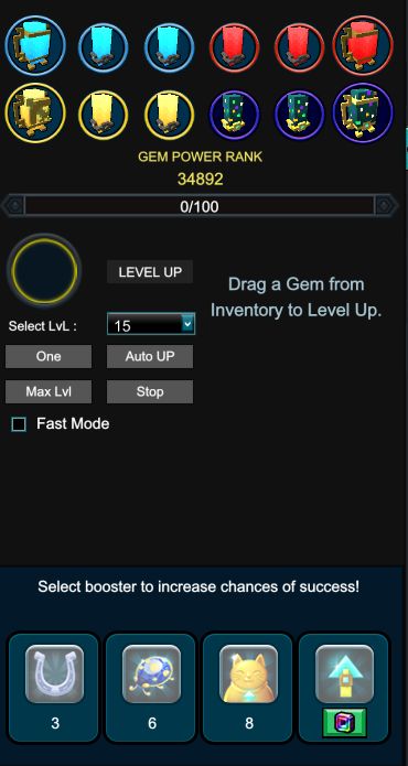 Conta Trove 47K PR c/ Ganda 822 total mastery