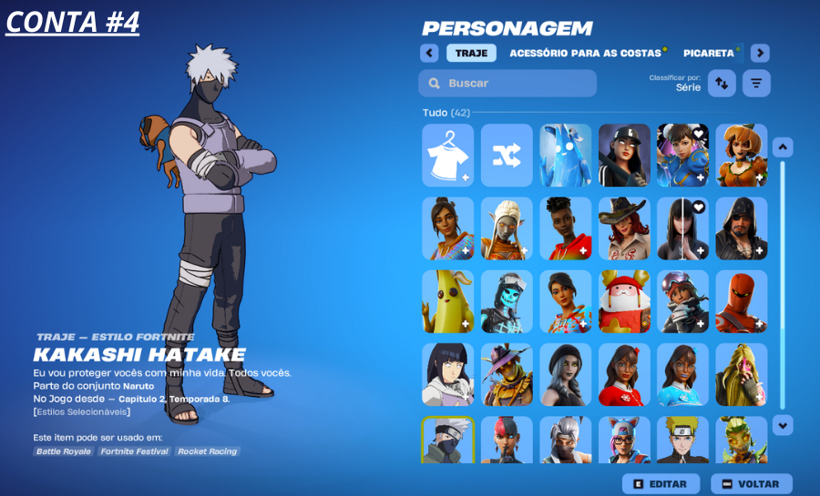 FORTNITE SKINS RARAS - PREÇO DE LIQUIDAÇÃO - ENTREGA AUTOMATICA