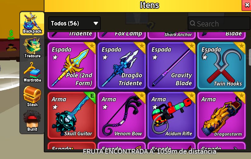 CONTA DE BLOX FRUITS COM TUDO DO JOGO!!/ TODAS GAMEPASS!!