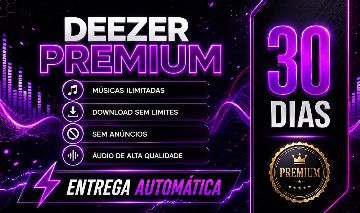 Deezer Premium | MELHOR PREÇO + ENTREGA AUTOMÁTICA + BRINDE