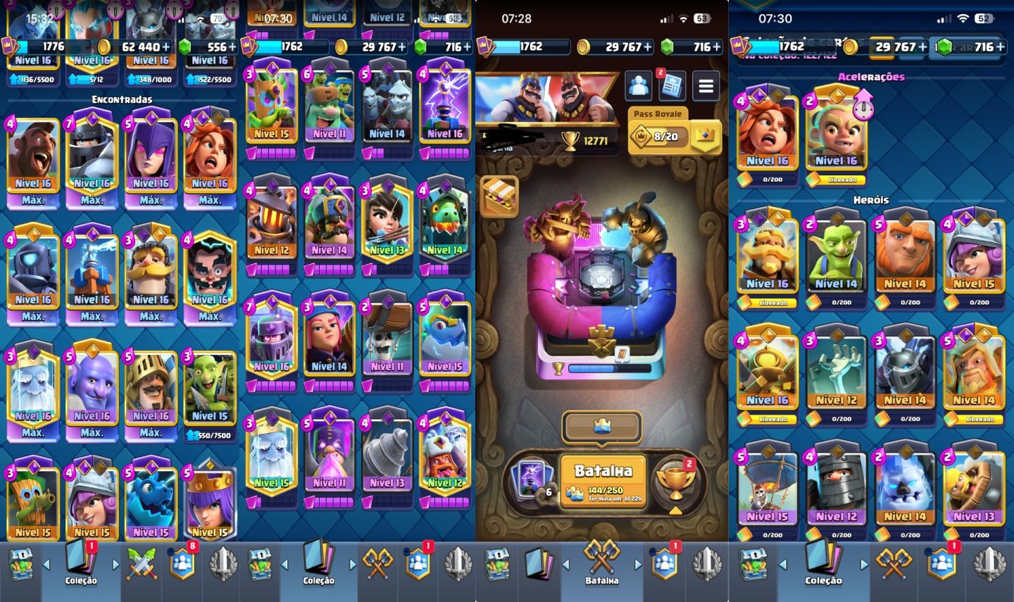 Conta Clash Royale 13.200 Troféus| Todas as Cartas | 20 Evoluções | 11 Nivel Max