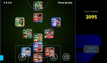 CONTA COM NOVO MESSI BLITZ CURLER E MATTHAUS 107 E GERRARD 103 3095 DE FORÇA