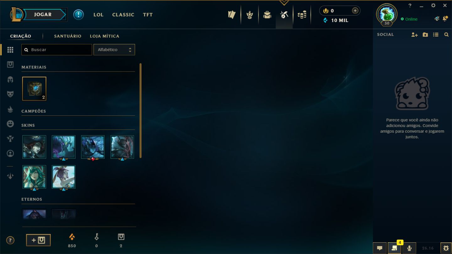CONTA SMURF DE LOL LEVEL 30 | HANDLEVEL | FULL ACESSO