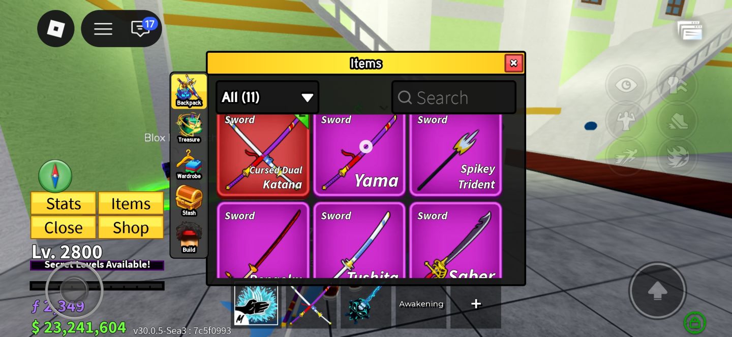 Conta de blox fruits com v4 + CDK com 20M de Belly (melhor preço)