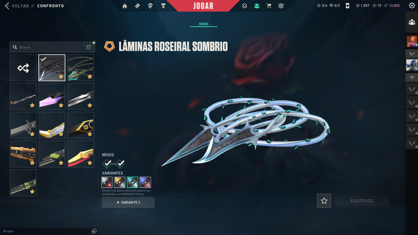 Conta ascendente full acesso com +8k em skins