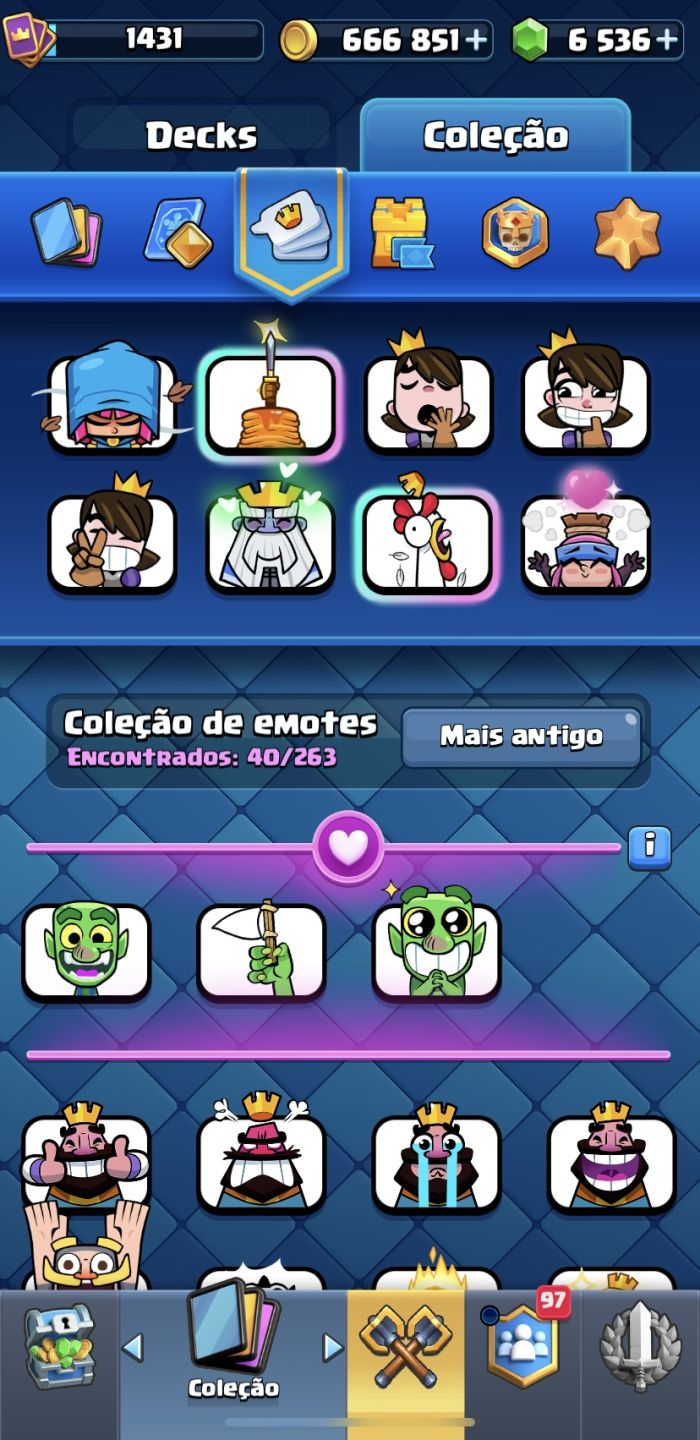 CLASH ROYALE 8 ANOS | KT15 | 11.1K TROFÉUS | 6.5K GEMAS | LVL 16